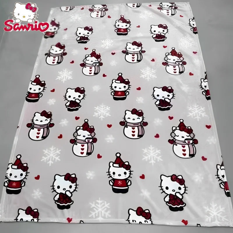 Christmas Hello-Kitty Blanket