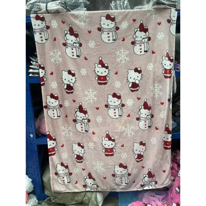 Christmas Hello-Kitty Blanket