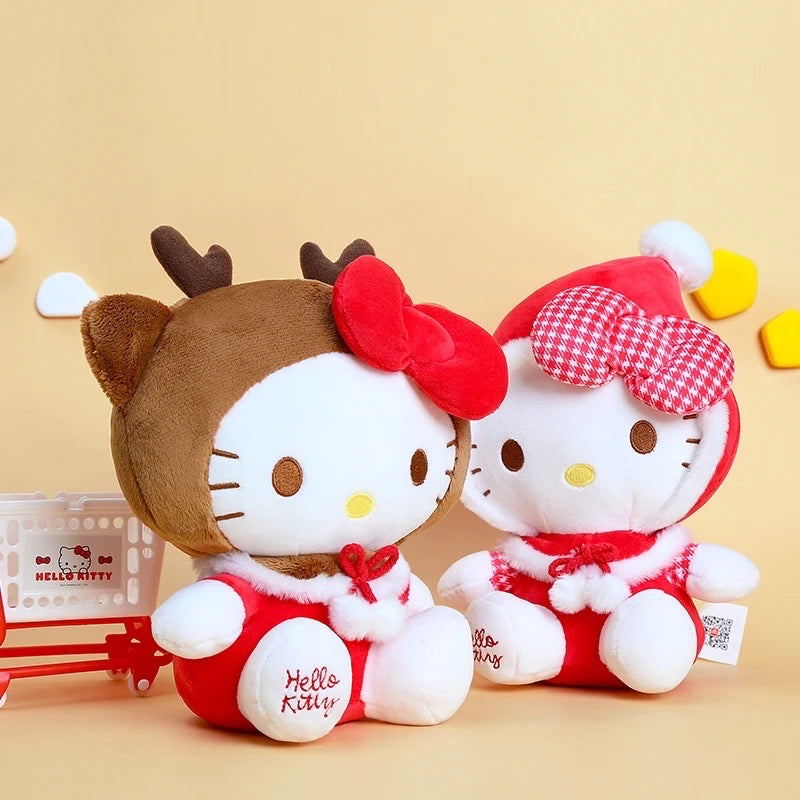 North Pole Hello-Kitty plushies