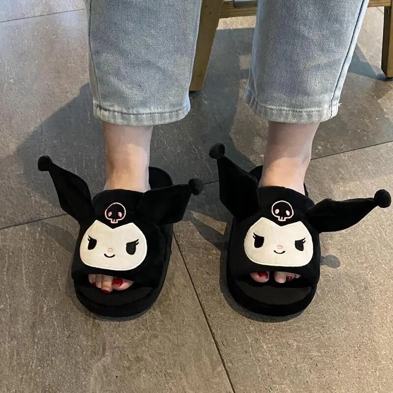 Kuromi Moving Ear Slippers