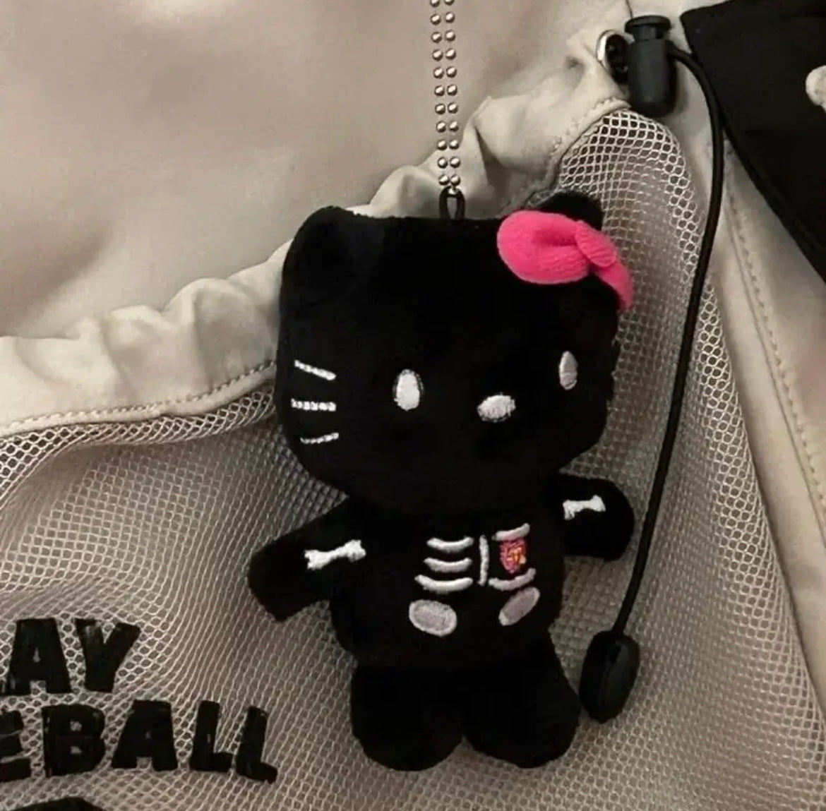 Skull Hello Kitty mini Plush