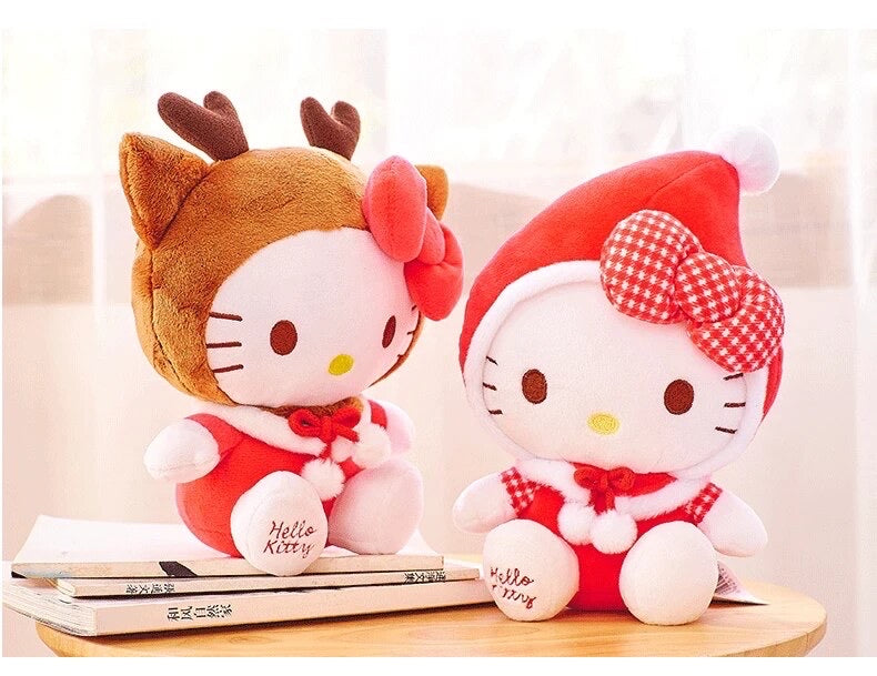 North Pole Hello-Kitty plushies