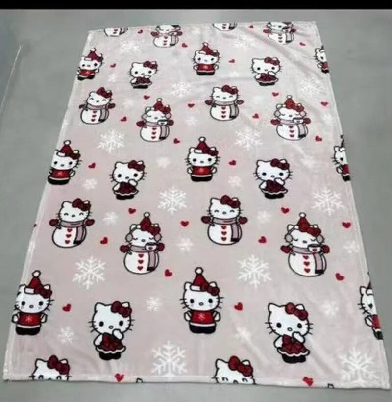 Christmas Hello-Kitty Blanket